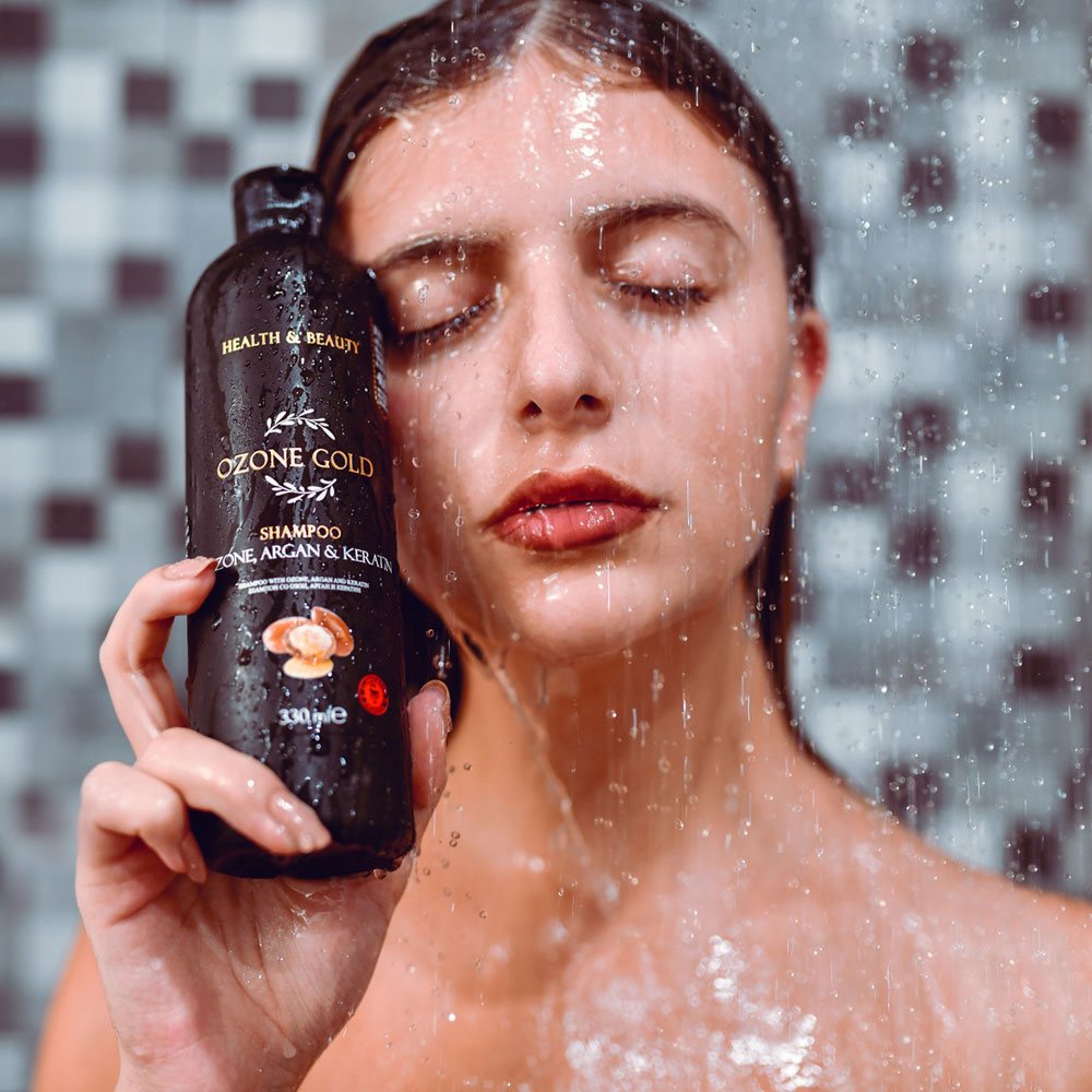 8680885440935 OZONE GOLD - Shampoo with Ozone shampoo dry scalp dandruff argan oil shampoo keratin oil shampoo ozone gold ozone